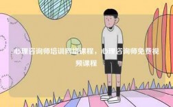 心理咨詢師培訓網絡課程，心理咨詢師免費視頻課程