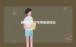 青島的大學(xué)考研難度排名