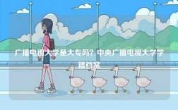廣播電視大學(xué)是大專嗎？中央廣播電視大學(xué)學(xué)籍檔案