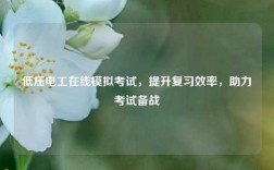 低壓電工在線模擬考試，提升復習效率，助力考試備戰