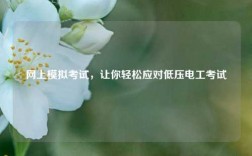 網(wǎng)上模擬考試，讓你輕松應(yīng)對(duì)低壓電工考試