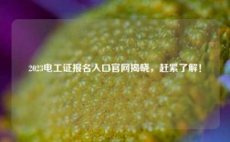 2023電工證報名入口官網揭曉，趕緊了解！