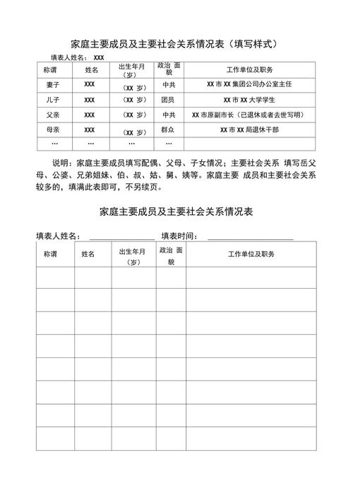 主要社會(huì)關(guān)系成員怎么填寫-圖1