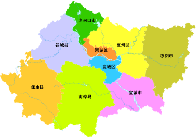 襄陽(yáng)市有幾個(gè)區(qū)幾個(gè)縣-圖1