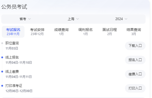 2025年上海公務員報名時間表及條件-圖1