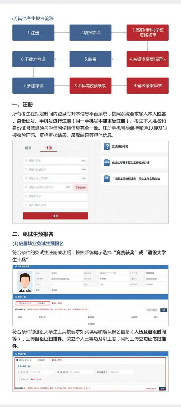湖南專升本報名入口官網(wǎng)-圖1