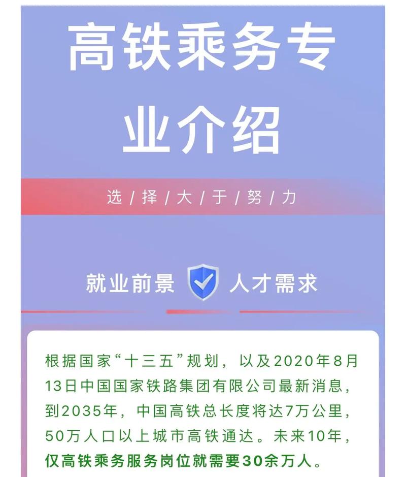 高鐵乘務專業(yè)比較好的學校有哪些？如何選擇？-圖1